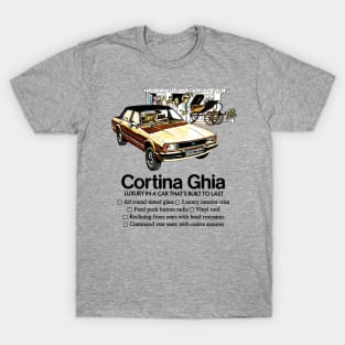 FORD CORTINA GHIA - brochure detail T-Shirt